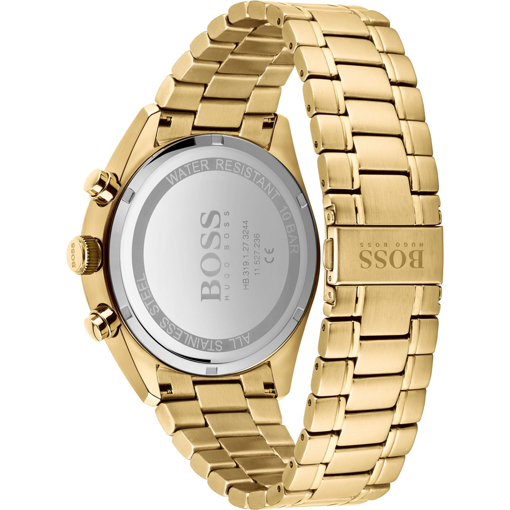 hugo boss gold and silver watch
