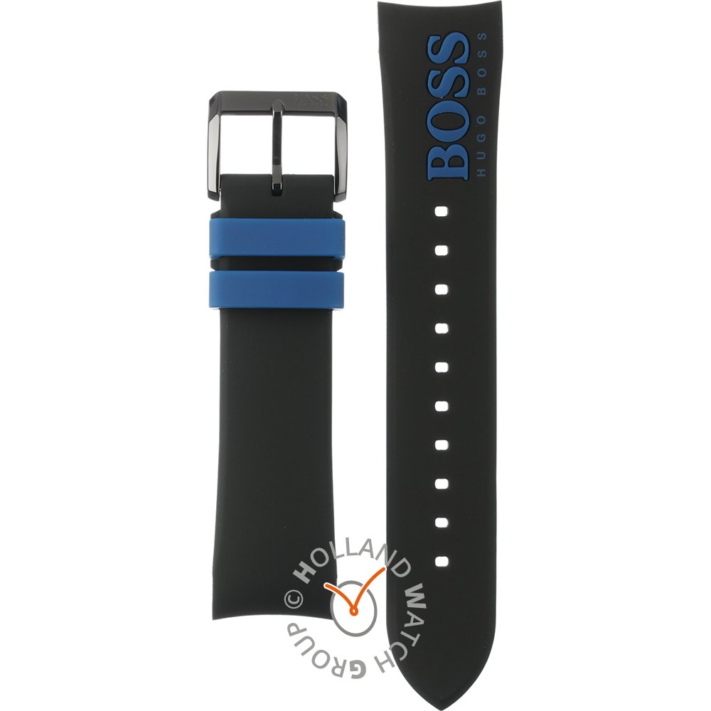 hugo boss watch silicone strap