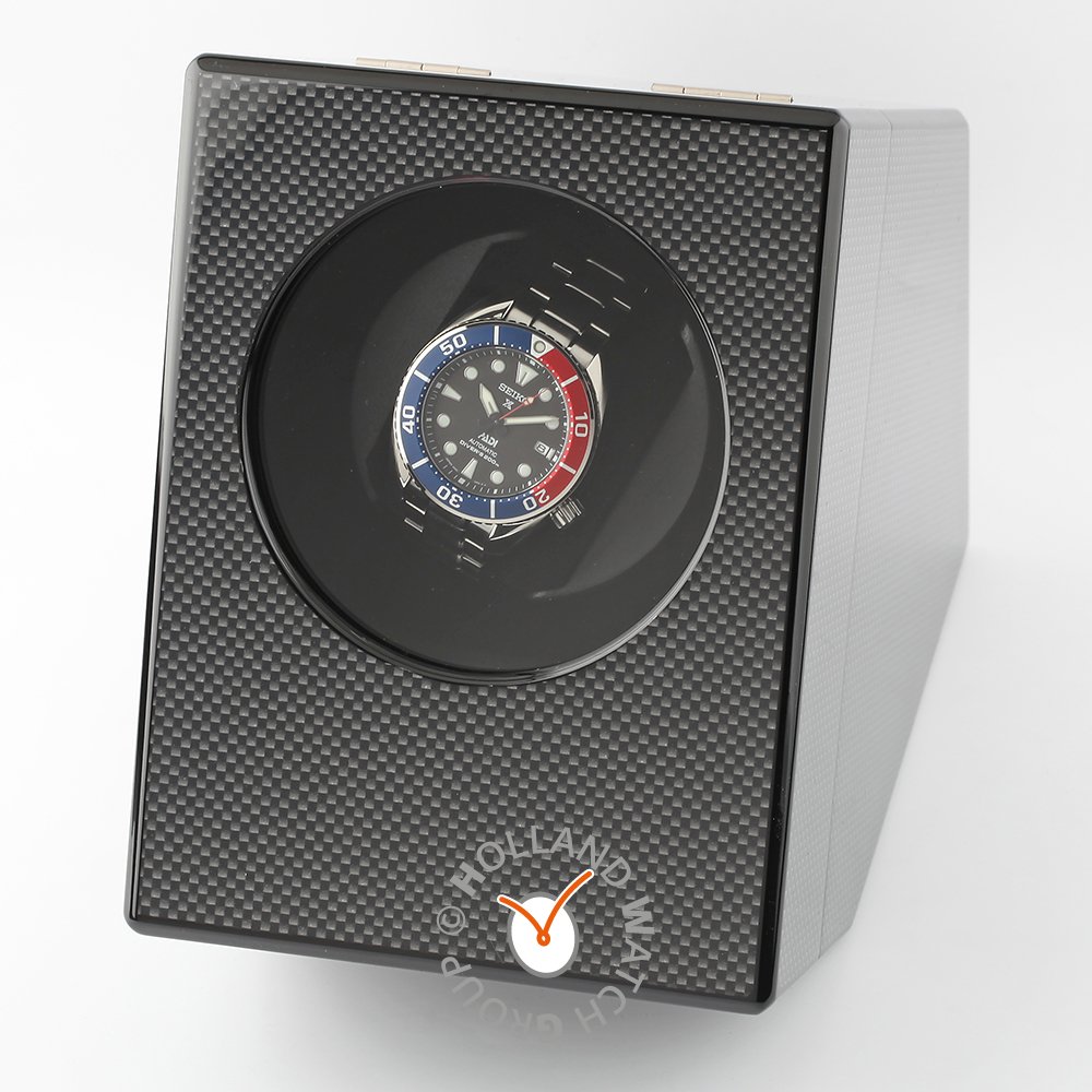 Rebobinador de relógios Augusta 609761 Watchwinder - Pontos Carbon