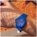 Blue silicone watch with sunray dial - Size Medium Spring Summer Collection Ice-Watch