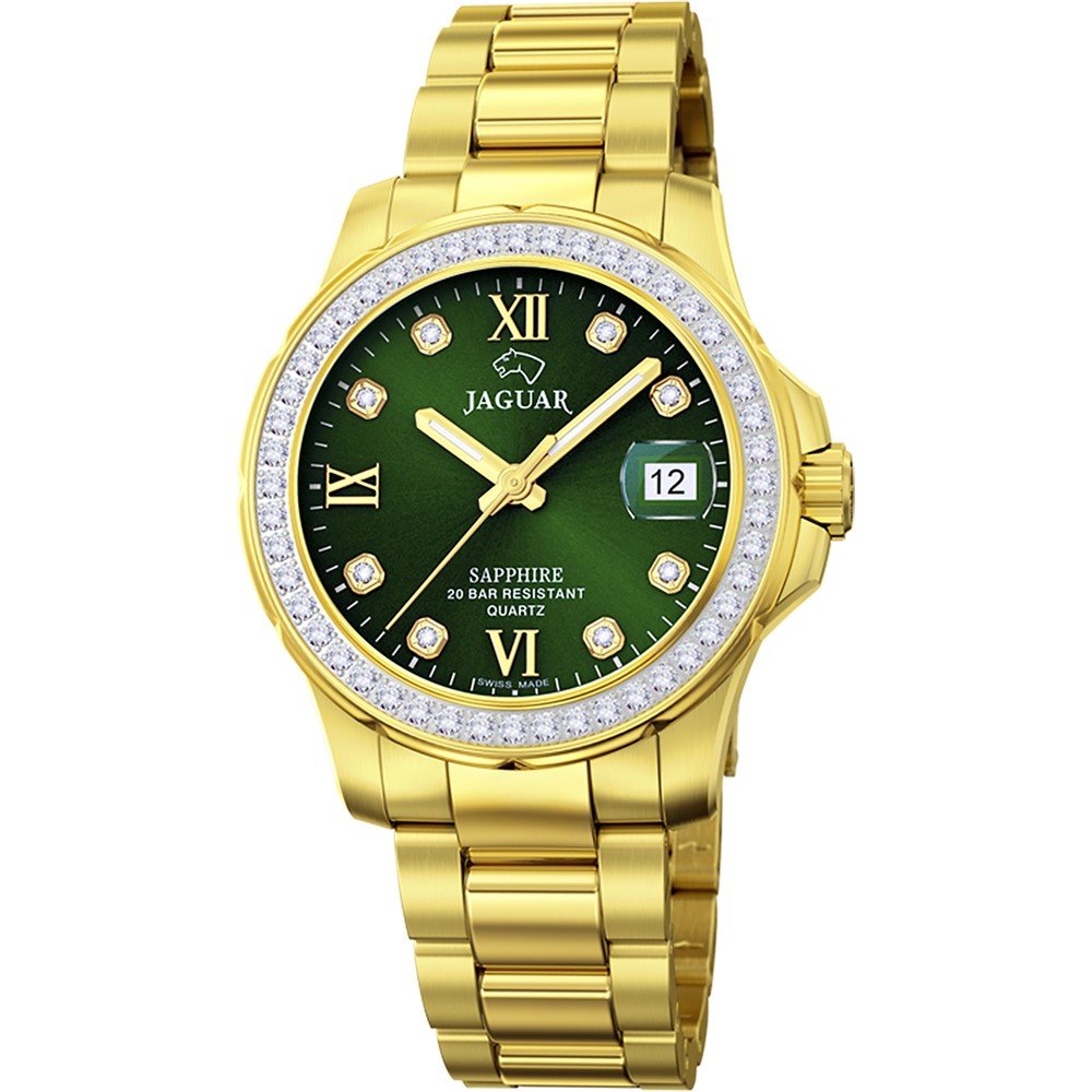 希少 KUPITTAAN SAVI クピターン・サヴィ ジャグ Jaguar Executive J895/2 Executive Diver Ladies Watch • EAN