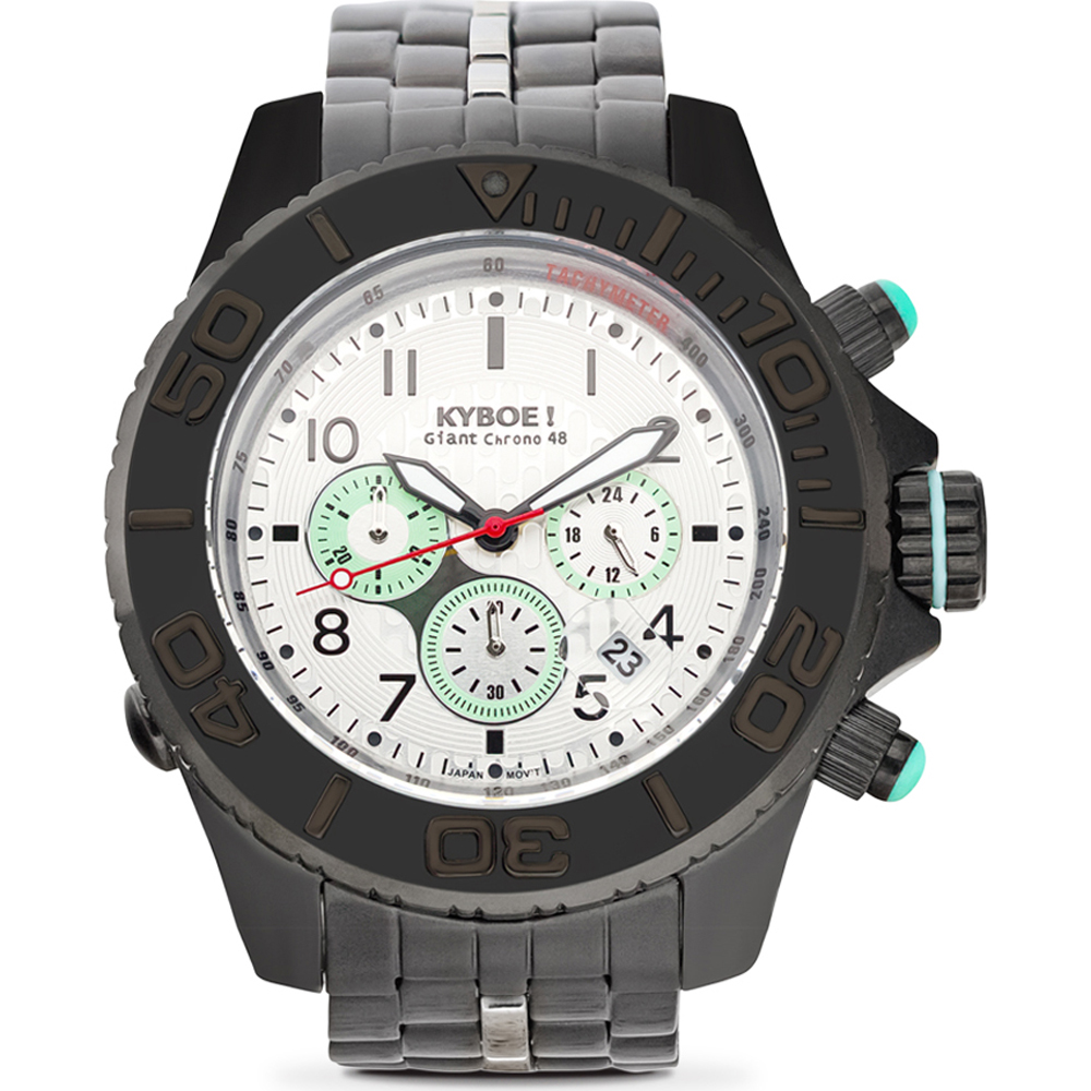 Kyboe SBC-006-48 Chronos Steel Black Duo Watch