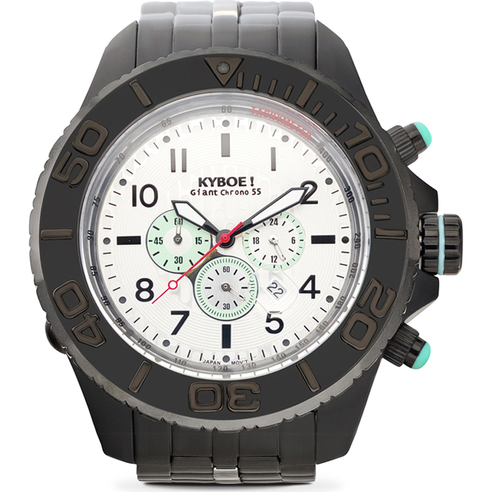 Kyboe SBC-006-55 Chronos Steel Black Duo Watch