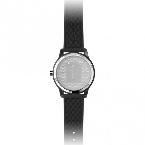 lacoste 12.12 watch black