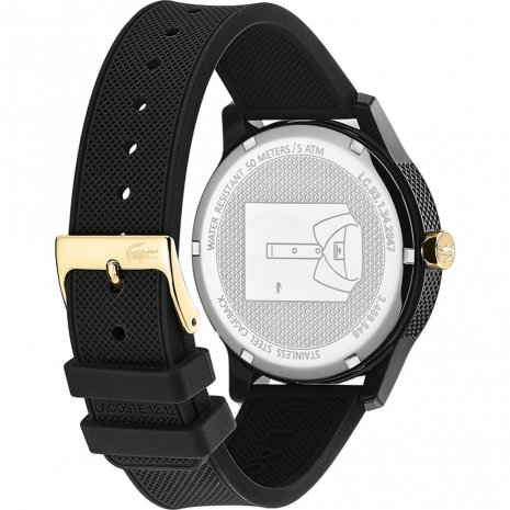 black lacoste watch