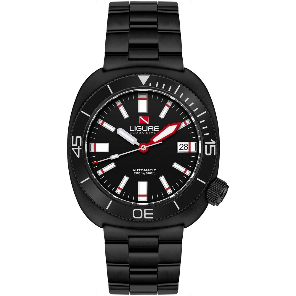 Ligure LWT21006N Tartaruga ‘Nero di seppia’ Watch