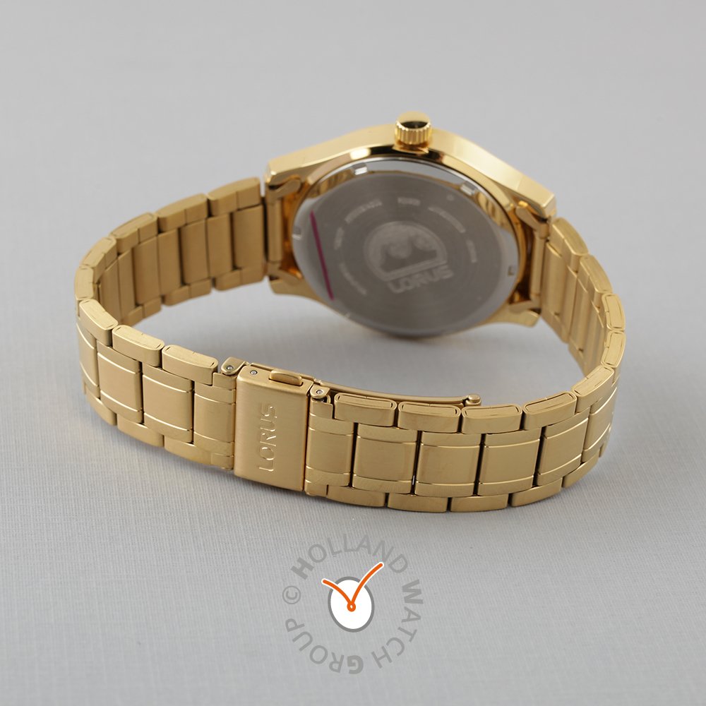 lorus rose gold watch
