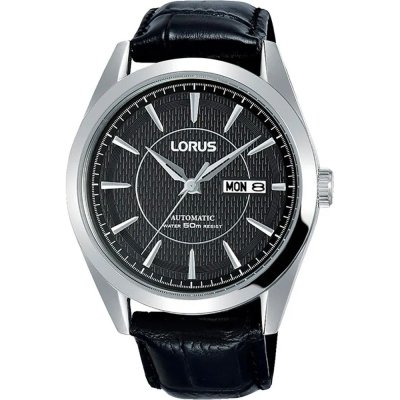 Lorus Orologio Analogico Da Uomo Al Quarzo – Cinturino In Acciaio Inossidabile – Cassa 42 Mm – Colore Nero E Argento – Modello RH921LX9