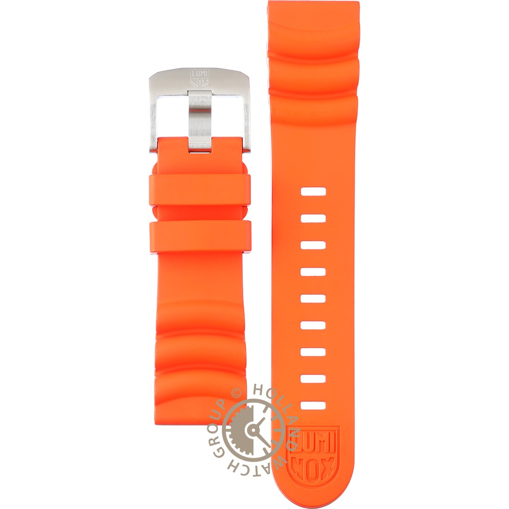 Luminox Watch Bands Cut-to-Fit Rubber Strap, 24 Mm, Red