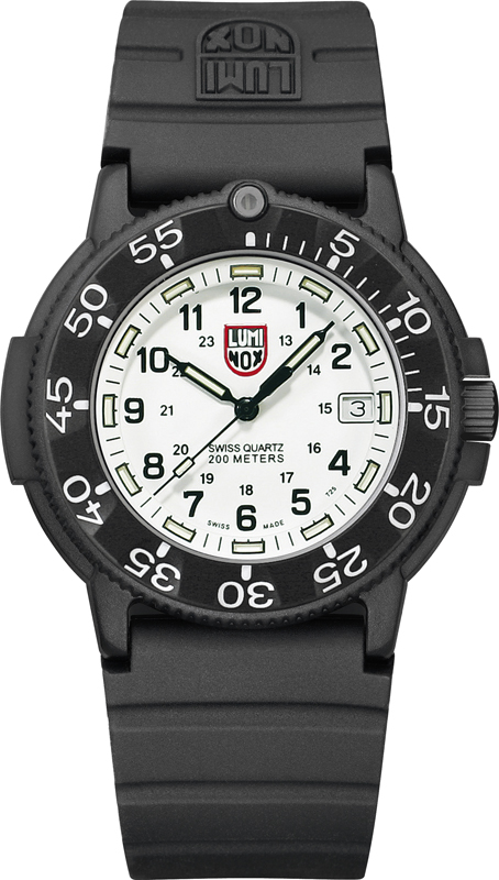 Luminox A.3007 watch - Original Navy Seals White