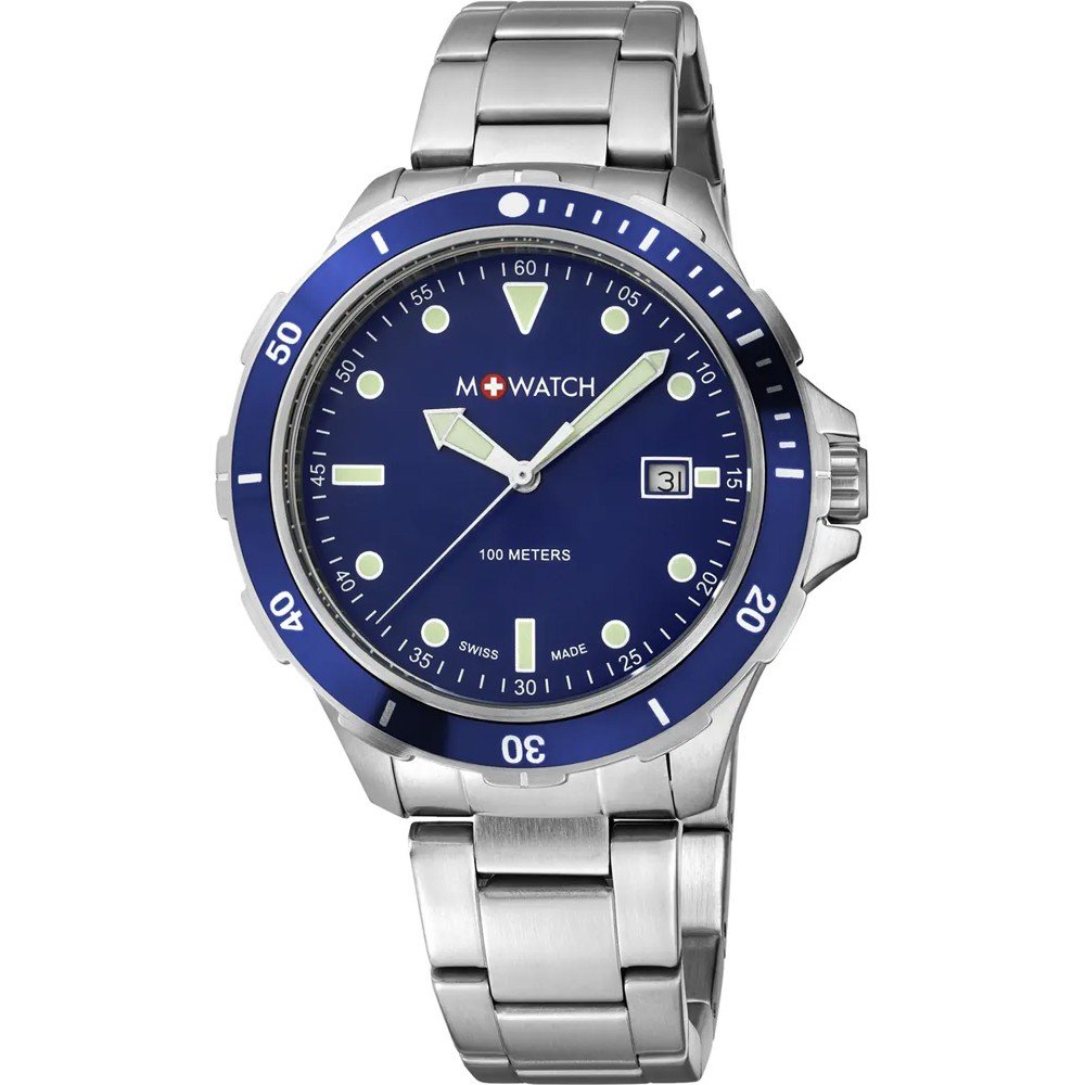 Relógio M-Watch by Mondaine Blue WBX.45240.SJ Aqua Steel