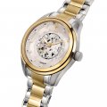 Two-Tone Gold Mechanical Skeleton Watch Spring Summer Collection Maserati