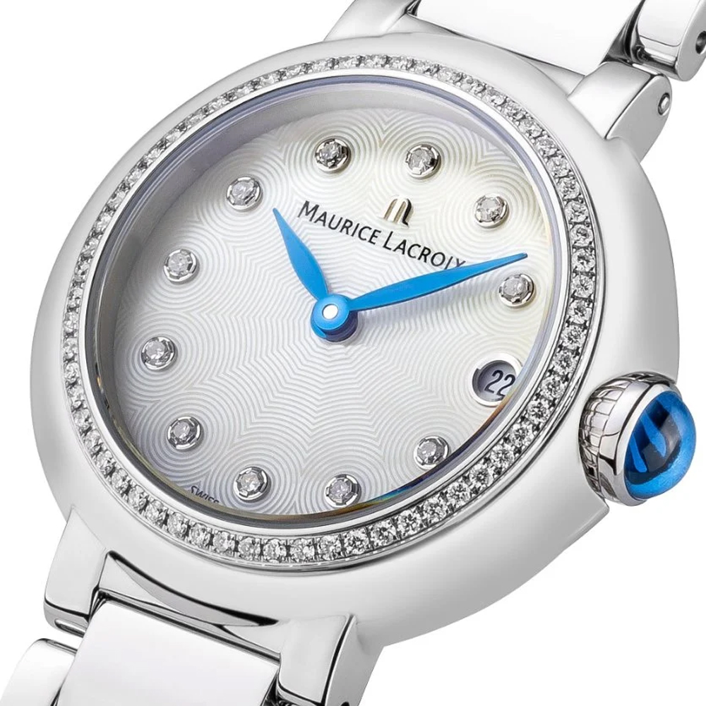 Maurice Lacroix Fiaba Mother of Pearl Dial Silver Steel Strap Watch for Women - FA1004-SS002-170-1