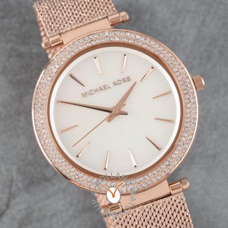 mk darci watch rose gold