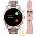 Touchscreen smartwatch with extra leather strap Spring Summer Collection Michael Kors