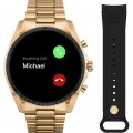 Touchscreen smartwatch with extra silicone strap Spring Summer Collection Michael Kors