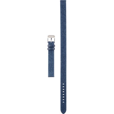 Michael Kors Replacement Strap Light Blue Leather - Silvestone Snap Hook