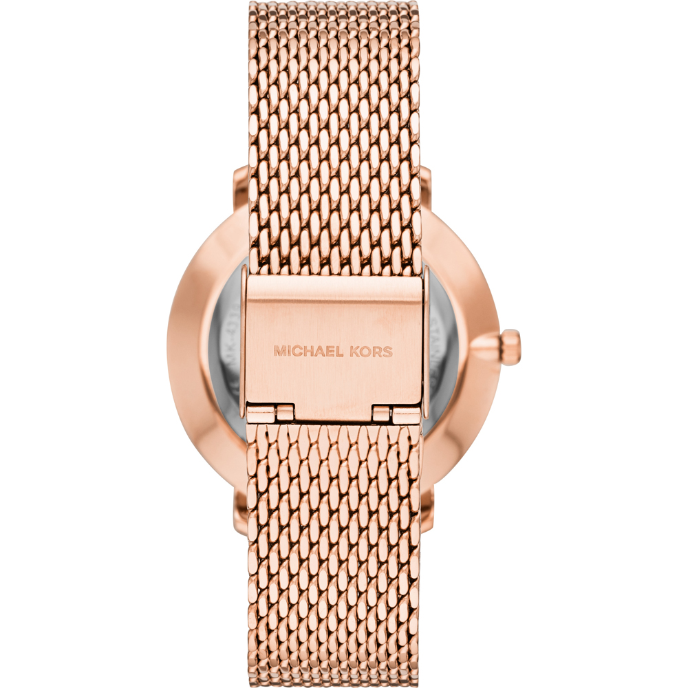 michael kors rose gold mesh watch