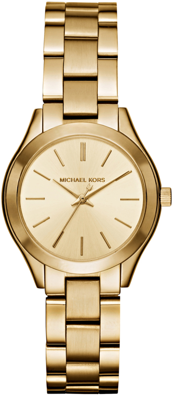 Michael Kors Watch Time 3 hands Runway Slim Mini ll MK3512