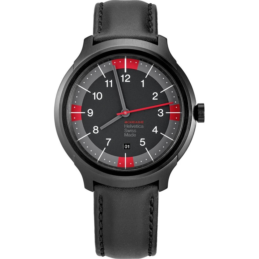 Mondaine Helvetica MH1.B1222.LB Helvetica No1 Bold Watch