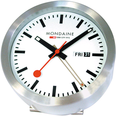 Mondaine A993.MCAL.16SBB Mini Clock Clock