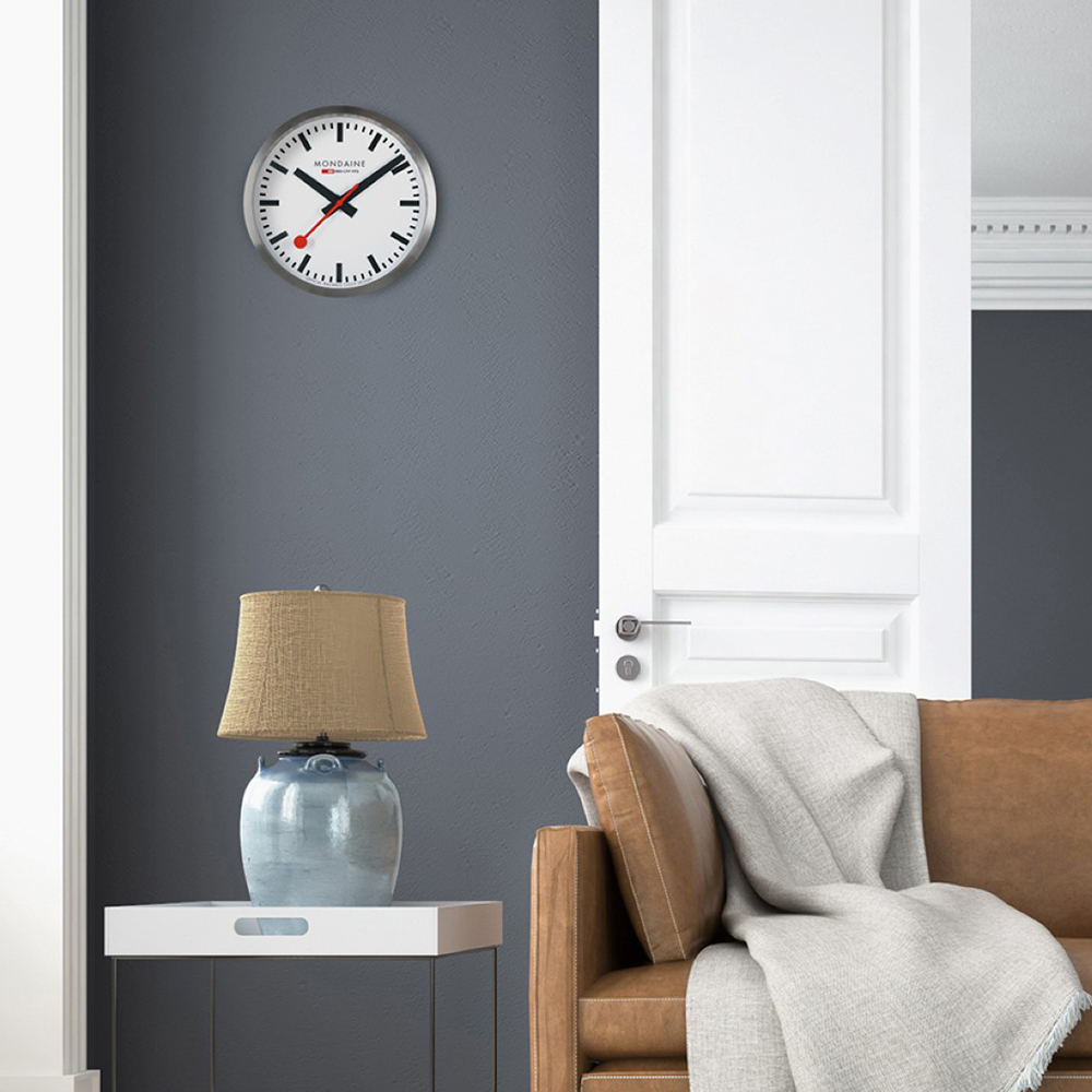 Mondaine A990.CLOCK.16SBB Wall Clock 25 cm Clock • EAN 7611382001221