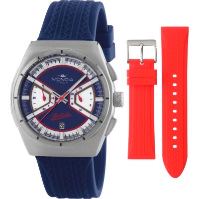 Mondia MI-819-SS-BLWT-CG Rally Legend Chrono Set Watch