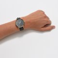 Black ladies watch with leather strap Spring Summer Collection Nixon