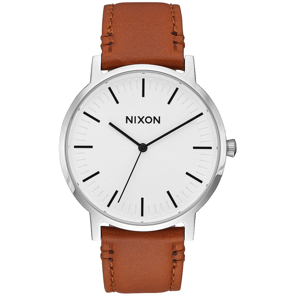 Nixon A1058-2442 The Porter Leather Watch