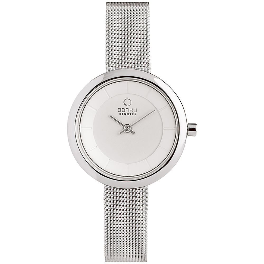 Obaku Watch Time 2 Hands Stille V146LCIMC