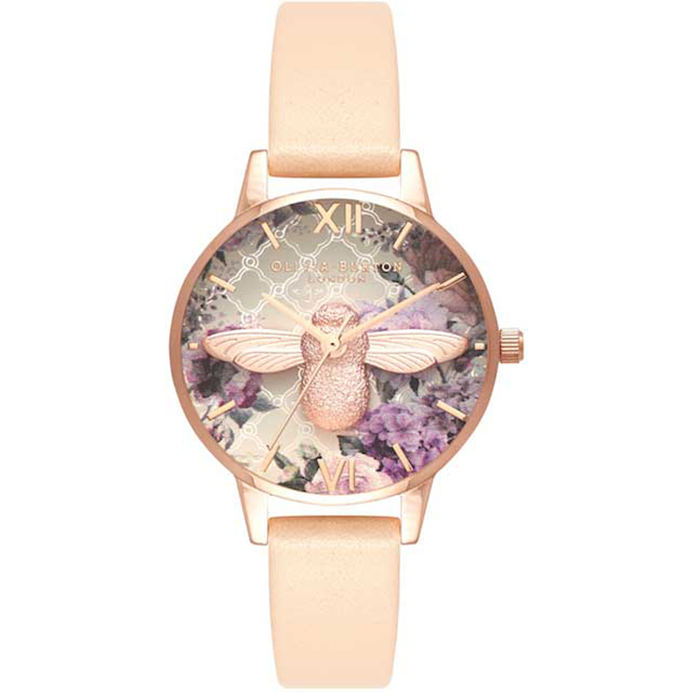 Olivia Burton OB16EG98 Nude Peach and Rose Gold Watch