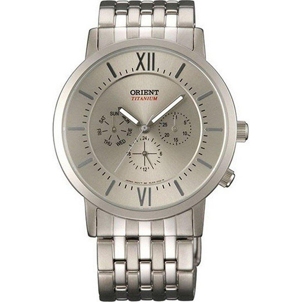 Orient Quartz FRL03004K0 Dressy Titanium Watch