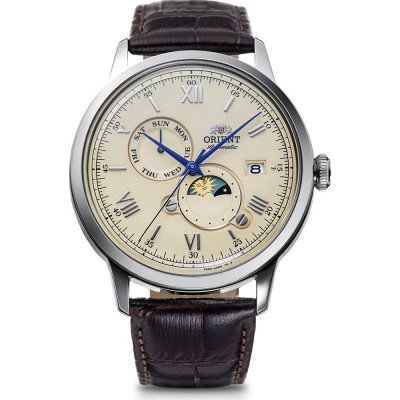 Orient Orologio Uomo Automatico RA-AX0003B0HB - Acciaio Inox Quadrante Nero 100m - Stile Classico Giapponese