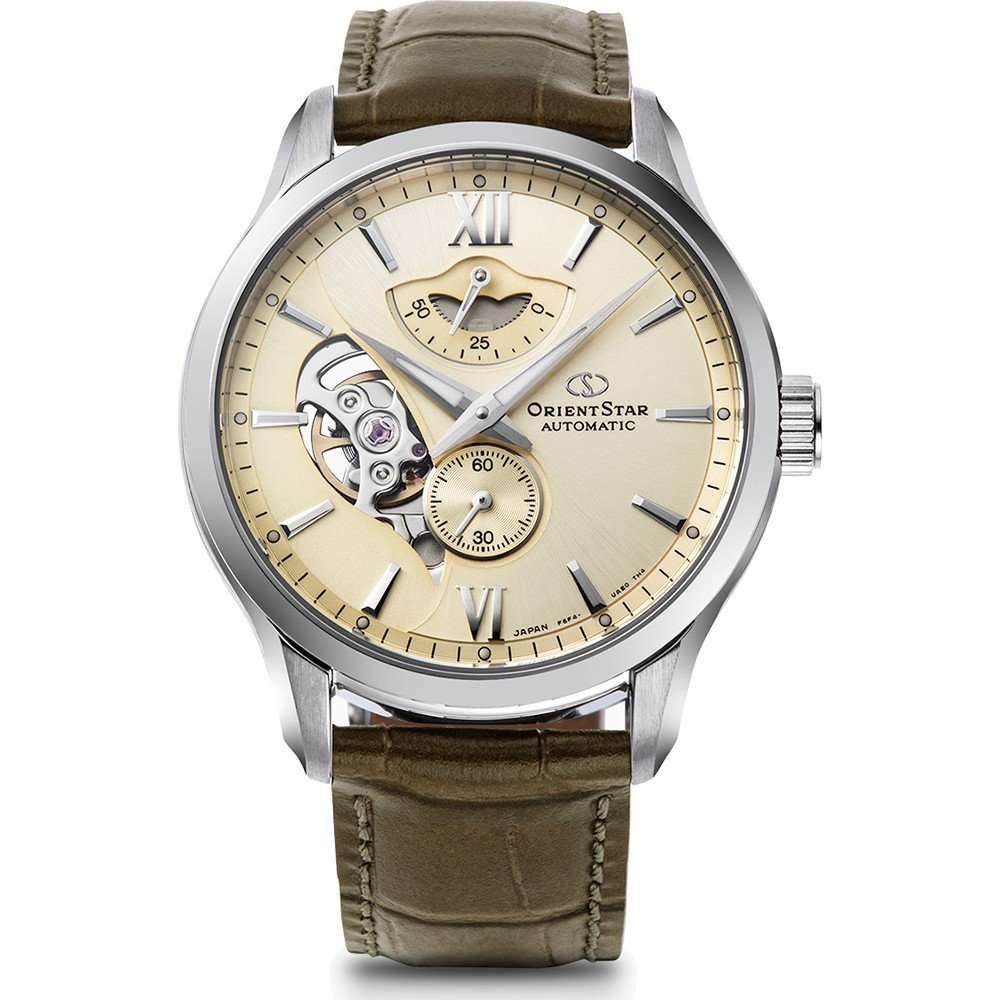 Orient Star RE-AV0B10G00B Contemporary Semi-Skeleton Watch • EAN