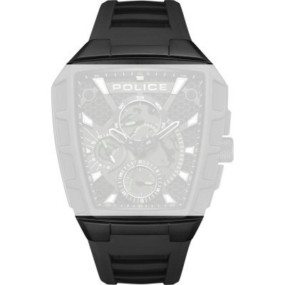 Police PESGQ0056801-STL Tough Gear Strap