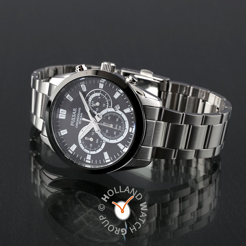 black pulsar watch