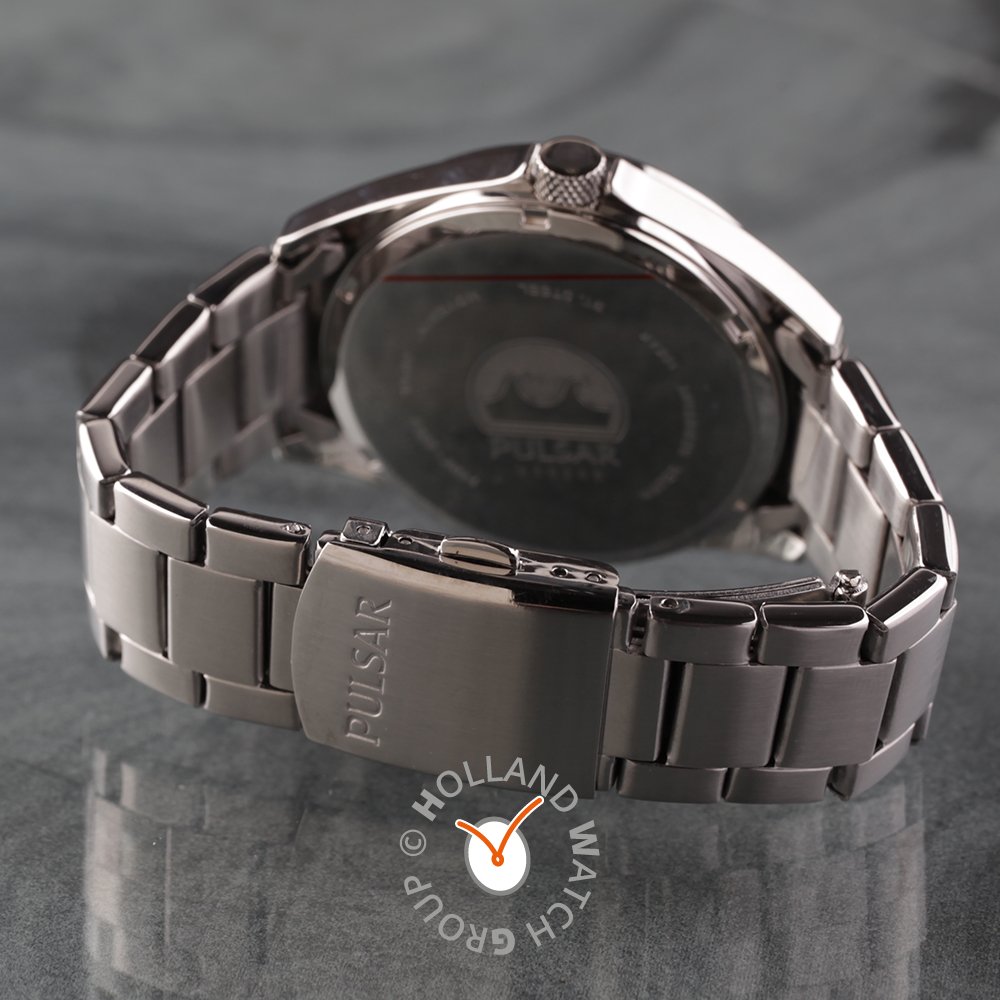 pulsar watch silver