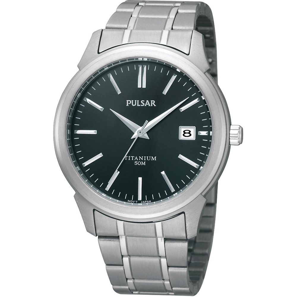 Pulsar Watch Time 3 hands PXH895 Titanium PXH895X1