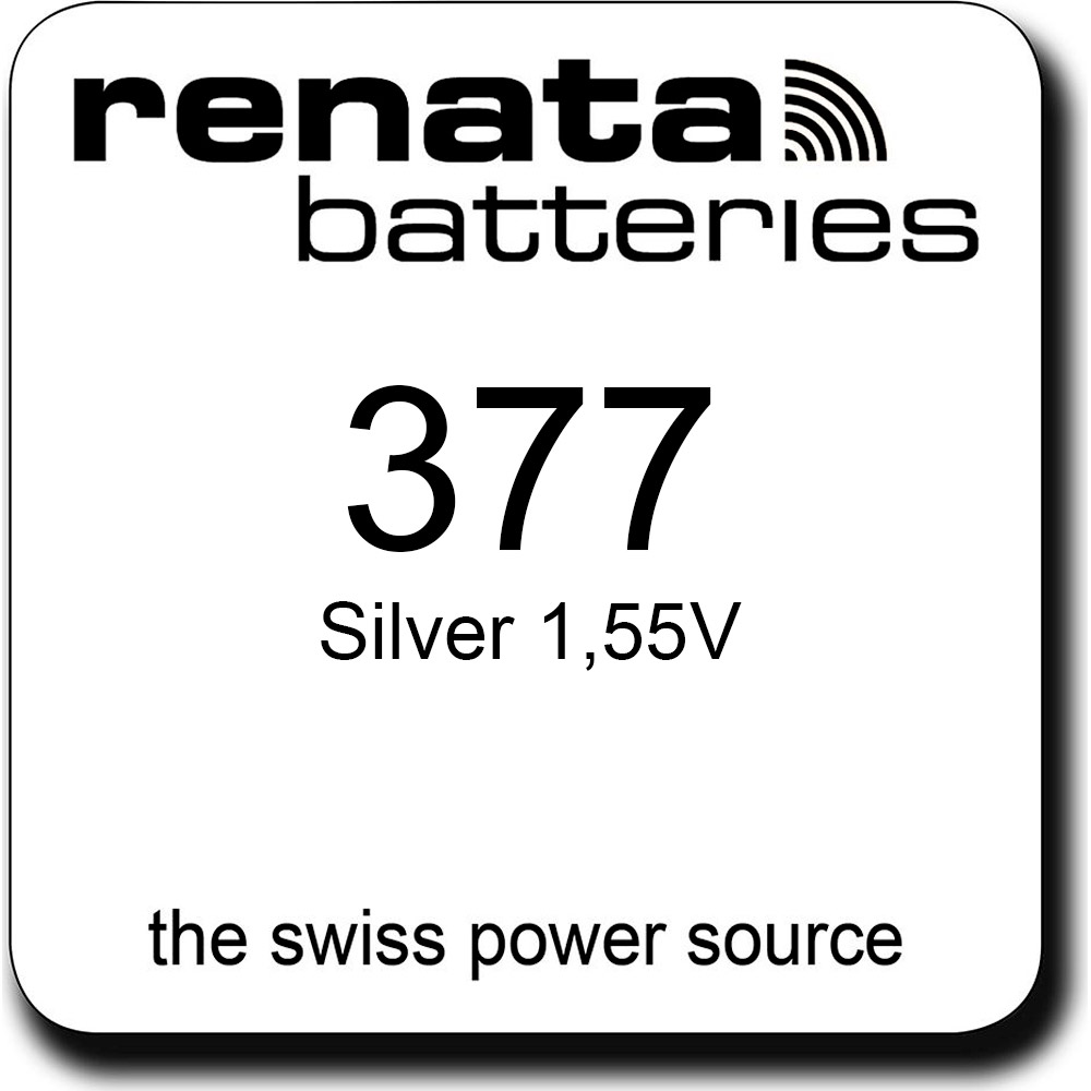 Renata R377 377 / SR626SW / SG4 Battery •