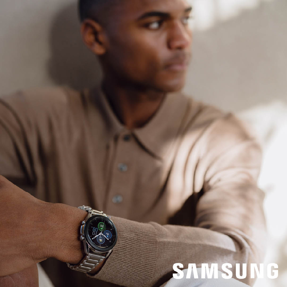 galaxy watch silver strap