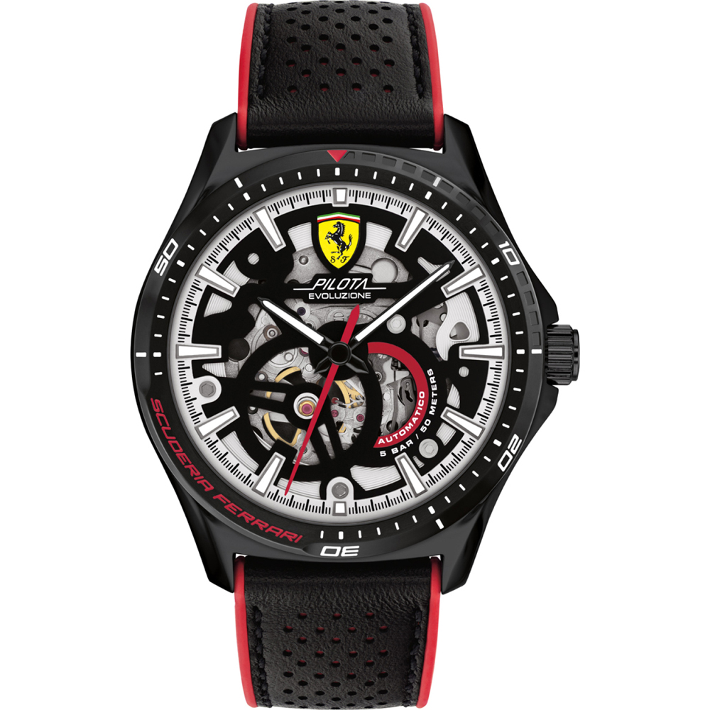 Scuderia Ferrari 0830837 Pilota Evo Skeleton horloge