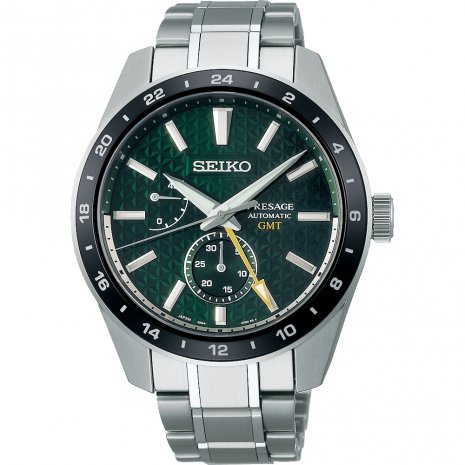 Seiko SPB219J1 watch - Presage Sharp Edged GMT