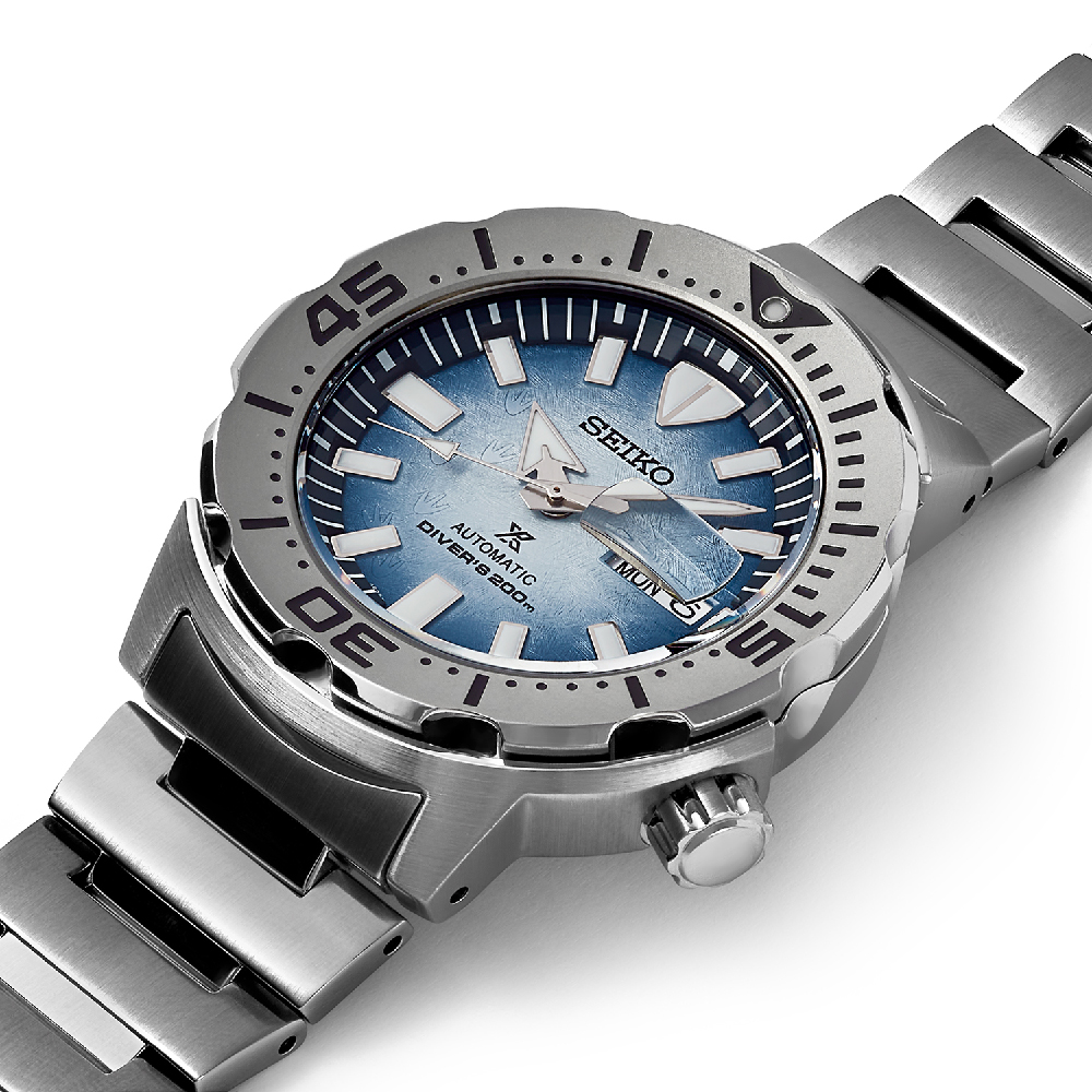 Seiko Men's SRPG57K1 Save The Ocean Prospex Monster 20 ATM