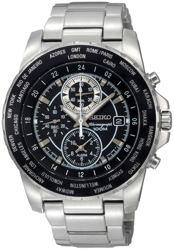 Seiko Watch Chrono Criteria Chronograph SNAC61P3