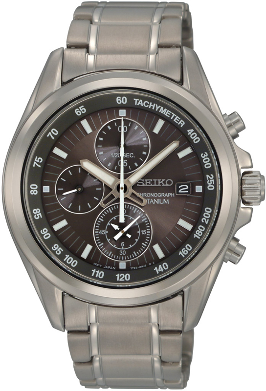 Seiko Watch Chrono Titanium Chronograph SNDC91P1