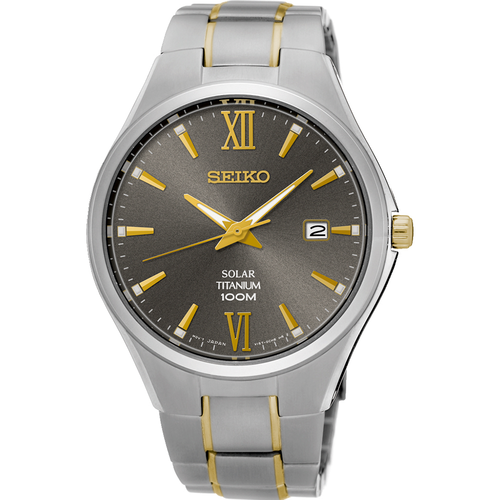 Seiko SNE409P1 Spirit Titanium Solar Watch