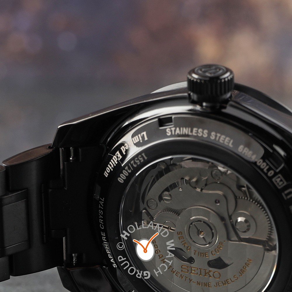 Seiko Sharp Edged SPB361J1 Presage - Sharp Edged GMT 'Akebono' Watch • EAN:  4954628248626 • 