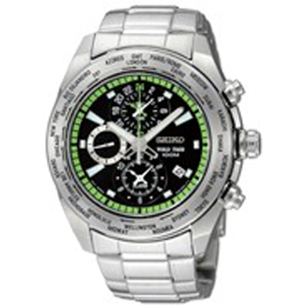 Seiko SPL033P1 World Timer Watch