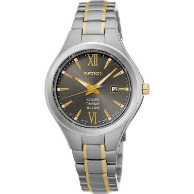 Seiko SUT275P1 Titanium Solar Ladies Watch