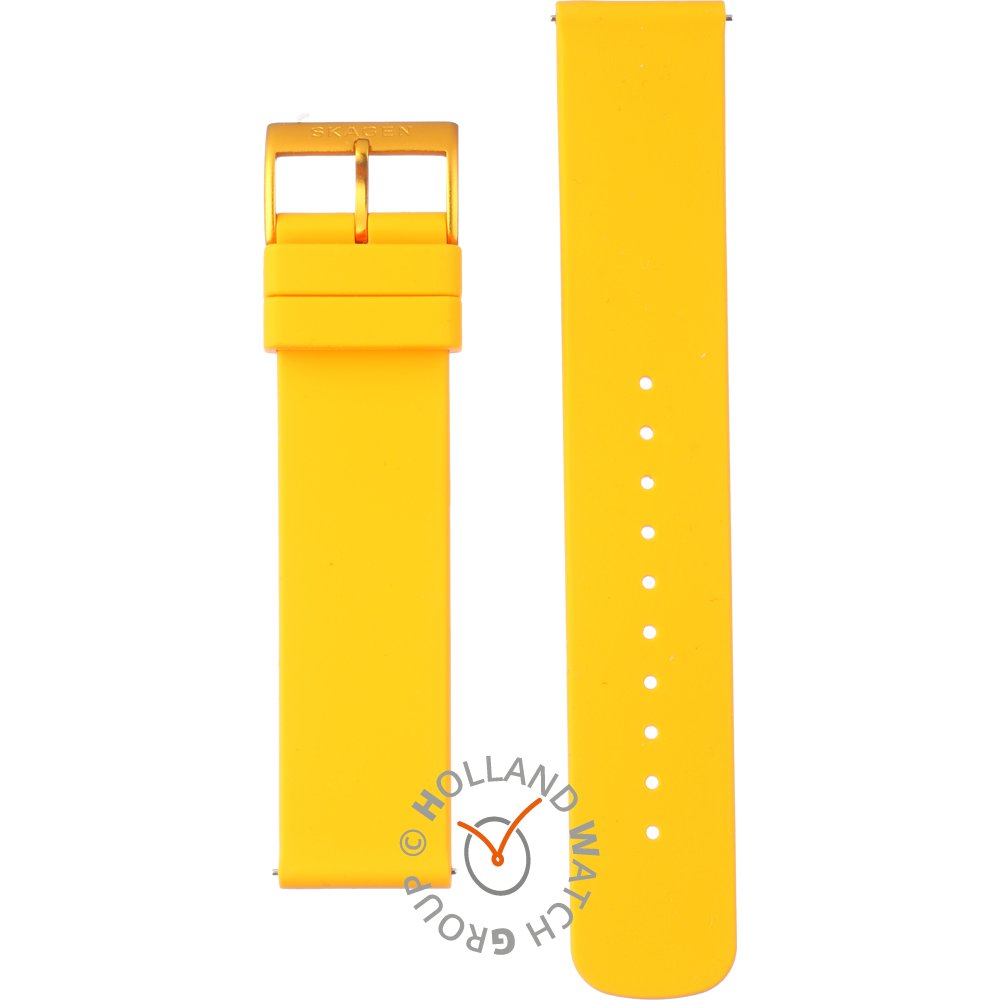 skagen rubber strap
